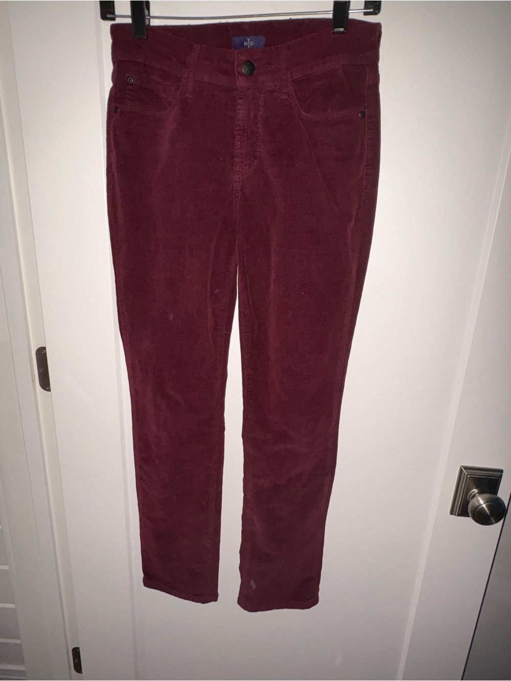NWOT NYDJ corduroy skinny jeans sz 0P